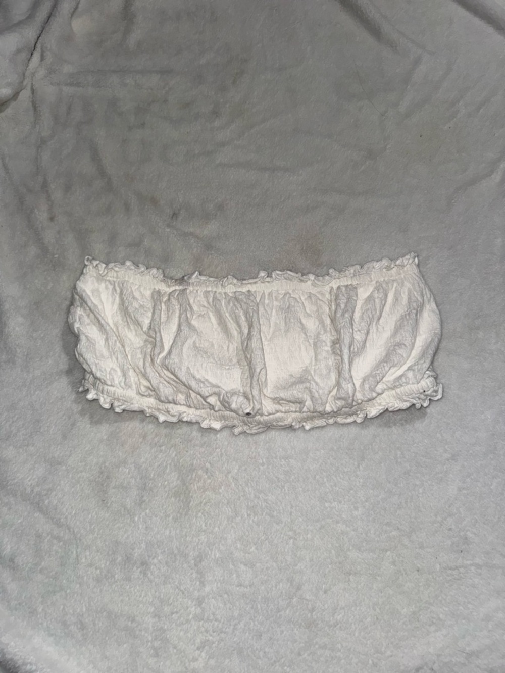 White Cream Bandeau top by  free people beach